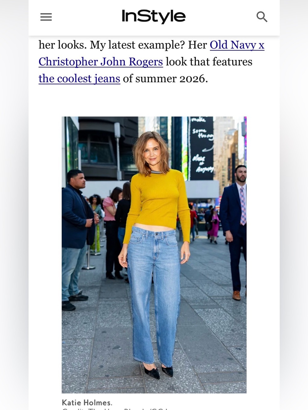 Old Navy x Christopher John Rogers Collab Jeans BRAND NWT | Katie Holmes Jeans